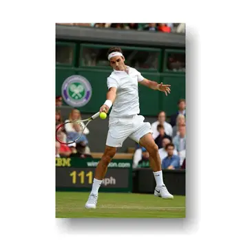 Rodžers Federers ir Tenisa Spēlētāji Plakātu, 36 collas x 24 cm / 18 collu x 12 collas