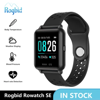 Rogbid Rowatch SE Smart Skatīties Vīrieši Termometrs Reālā laikā Ķermeņa Temperatūra, Sirds ritma Noteicējs Smart Pulkstenis Ūdensizturīgs Smartwatch