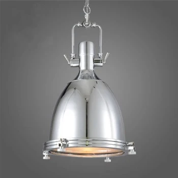 Rūpniecības vintage gaismas virtuve, ēdamistaba lustra adjsutable ķēdes kulons spuldzes E27 stikla lukturu dzelzs droplight