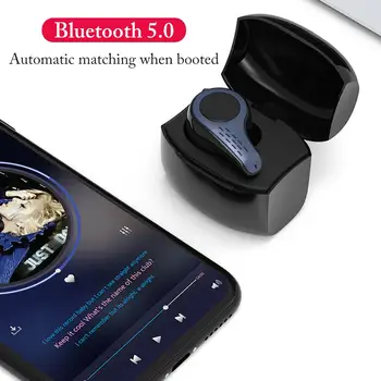 S9 TWS 5.0 Bezvadu Stereo Bluetooth 5.0 Austiņas Mini Neredzams Sporta Austiņas Austiņas Ar Vienu Ausi Uzlādes Nodalījumā