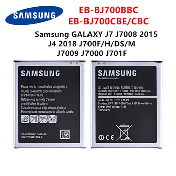 SAMSUNG Oriģinālā EB-BJ700BBC EB-BJ700CBE EB-BJ700CBC 3000mAh akumulators Samsung GALAXY J7 J7008 J4 J700F J7009 J7000 J701F NFC
