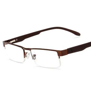 SWOKENCE +1.0 LĪDZ +4.0 Modes Biznesa Lasīšanas Brilles Vīrieši Sievietes Augstas Kvalitātes Puse Kadru Hyperopia Presbyopic Brilles R121