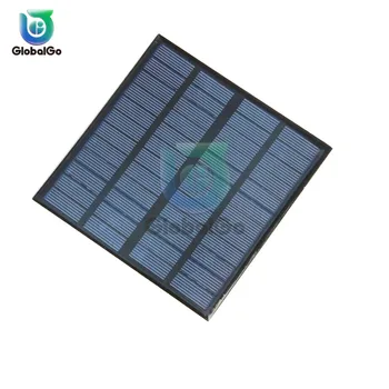 Saules Panelis 12V Mini Saules Sistēma DIY Bateriju, Mobilo Telefonu Lādētāji Portatīvo Saules Šūnu 3W 250MA 145*145MM