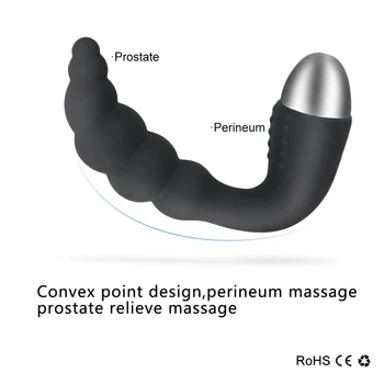 Seksa rotaļlietas vīriešiem prostatas massager vibrators butt plug anālais plug asti usb rechargable vibrējošo anālo atveri pieaugušo seksa produkti par geju