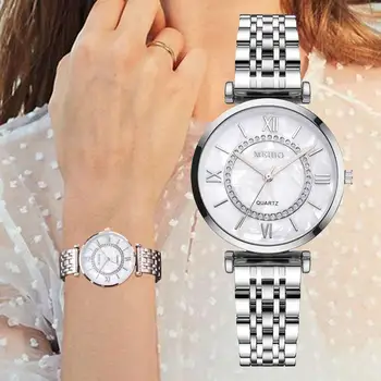 Sieviešu Pulksteņi Top Zīmola Luksusa Modes Dimanta Dāmas rokas pulksteņi Tērauda Jostas Sieviešu Kvarca Skatīties Pulksteņi Sieviešu reloj mujer