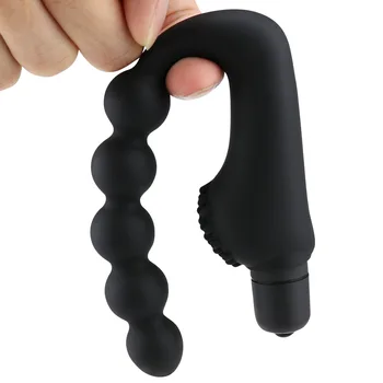 Silikona Muca Vibrējošais Plug Anālais Vibrators Krelles Pieaugušo Produkti Anālais Vibrators G-spot Prostatas Massager Seksa Rotaļlietas Orgasma