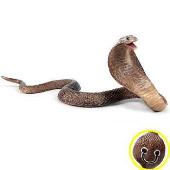Simulācijas Rāpuļu Modelis Cobra Snake Desanta Briļļu Kingsnake Modeli, Sakārtot Rotaļlietas, Rotas