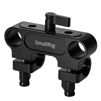 SmallRig DSLR Kameras Pleca Platformas Par 15 mm Sliežu Atbalsta Sistēmas 90° Dubultā Stieņa Skava Kompensēt Ekipējums Rīkoties ar Platformu Pievienot 2374