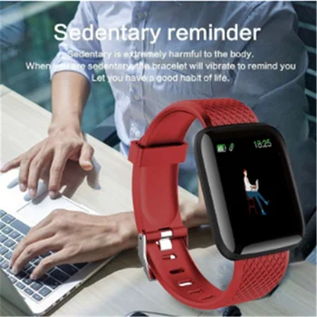 Smart Skatīties 116 Plus Krāsu Ekrāns sirdsdarbība Smart Aproce Sporta Pulksteņi Smart Joslā Ūdensizturīgs Smartwatch Android, iOS