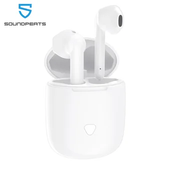 SoundPEATS Bluetooth Earbuds Taisnība Wireless Touch Kontroli Austiņas 30Hrs rotaļu laiks CVC Trokšņu Slāpēšanas Akumulators Displejs