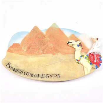 Suvenīru Ledusskapja Magnēts Ēģipte Camel Piramīdas Gīzā, Kairas Ēģiptes Ēģiptes Leļļu Ledusskapis Magnēti, Uzlīmes, Mājas Dekorēšanai Dāvanas