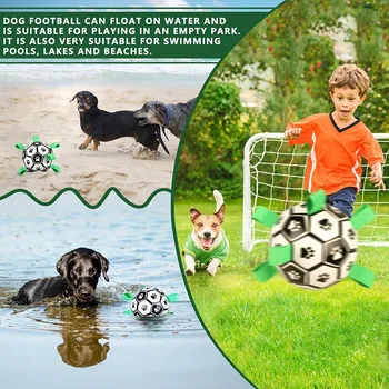 Suņu Rotaļlieta Lieliem Mazs Suns Mīļāko Futbola Fitnesa Rotaļlieta Suns Āra Interaktīvo Mācību Pet Bite Košļāt Bumbu Rotaļlietas Un Piepūšanas
