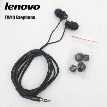 Sākotnējā Lenovo Thinkplus 3,5 mm Austiņu TW13 In-ear Austiņas, Skaļrunis Ar Mikrofonu, Lai S5 Pro K3 K5, Ņemiet vērā, ZUK Z2 PRO Z3 Max P2