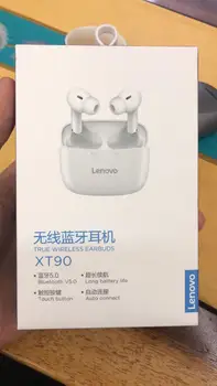 Sākotnējā Lenovo XT90 TWS Bezvadu Austiņas Bluetooth 5.0 Dual Stereo Bass Touch Kontroli Ilgi Gaidīšanas 300mAH iphone 12