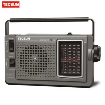 Sākotnējā TECSUN R-304 R-304P Augsts Jūtīgums FM Radio MW/SW Radio Uztvērējs, Iebūvēts Skaļrunis, Digitālo Uztvērēju, Portatīvo Radio