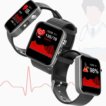 T68 smart watch cilvēka ķermeņa sensoru, Temperatūras Pasākums sirdsdarbība, Asins Spiediena Monitoringa Smart Aproce Sporta Fitnesa Pulksteņi