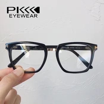 TF5523 TF brilles kvadrātmetru liela izmēra brilles zilā gaisma briļļu ietvaru acetāts recepšu tuvredzība rāmji, brilles