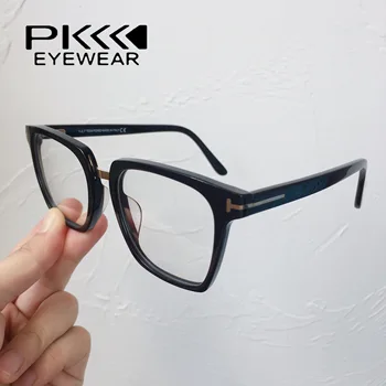 TF5523 TF brilles kvadrātmetru liela izmēra brilles zilā gaisma briļļu ietvaru acetāts recepšu tuvredzība rāmji, brilles