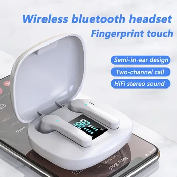 TWS auss Bluetooth Austiņas HiFi Mūzika Stereo Earbuds Sporta Spēļu Trokšņu slāpēšanas Austiņas Ar Mikrofonu, Lai Visi Telefoni Jaunas