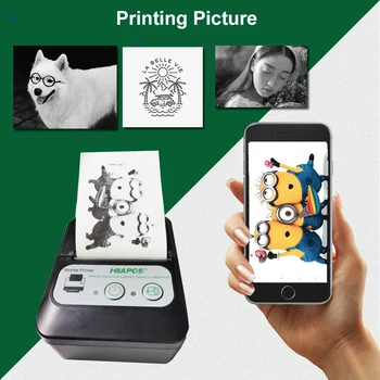 Termoprinteri 58mm Mini Bluetooth Portable 2 collu Saņemšanas Mobile Printer par lielveikalu rokas drukāšanas mašīna mazumtirdzniecības