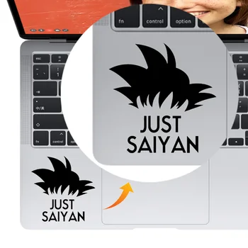Tikai Saiyan Dziesmu Goku Skārienpaliktnis Uzlīmes, Klēpjdators Macbook Pro datorā 16