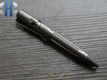 Titāna Sakausējuma Mini EDC Skrūve Pildspalvu Taktiskās Pildspalvu, Paraksts ar Pildspalvu, Šķelto Loga, Instrumenti,
