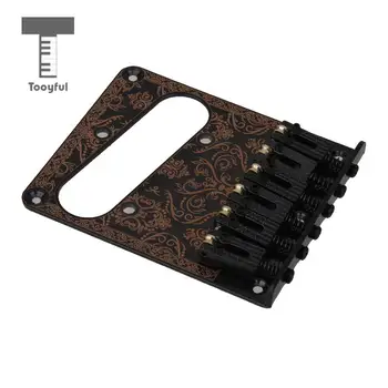 Tooyful Black 6 Seglu Guitar Pickup Tilts Ar 6 Vintage String Rokasgrāmatas Telecaster Tele TL Elektriskā Ģitāra Daļas