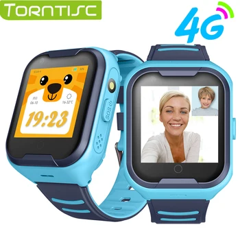 Torntisc G4H 4G Kids Smart Skatīties, GPS, Wifi, Video Zvanu, Balss Uzraudzības Ar SIM Karti, 7 Dienas Gaidīšanas Bērnu Smartwatch Bērniem