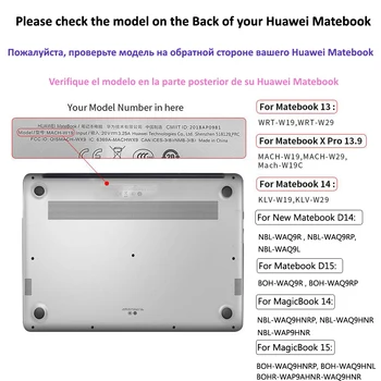Totoro Drukāt PVC Klēpjdatoru Anti-Scratch Gadījumā Vāks HUAWEI MateBook X Pro 2019 13.9/13 14/MateBook D14 D15 Godu Magicbook 14 15