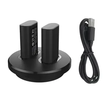 USB Charging Dock Staciju, Lādētāju +2 Uzlādējams Akumulators priekš XBOX VIENS Kontrolieris Gamepad Maksas Komplektu