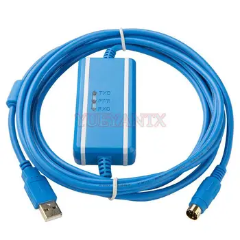 USB-DVP Tērpi Delta PLC Programmēšanas Kabelis USBACAB230+ DVP ES EE SS Sērija
