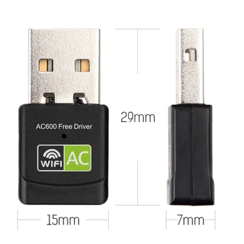 USB Wifi Adapteri, Bezvadu Tīkla Kartes USB Wi-fi Adapteris, AC 600Mbps Usb Ethernet Wifi Adapteri Antena Wifi Usb WD-4507AC