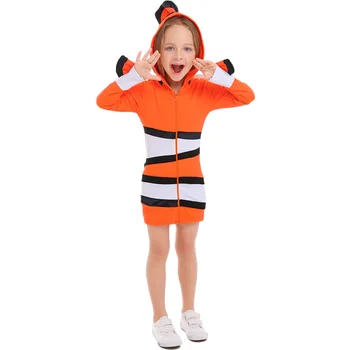 Umorden Bērniem, Bērnu Meitenes Meklējot Nemo Klauns Zivis Kostīms Sievietēm Marlin Karnevāla Masku Halloween Purima Puse Cosplay