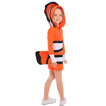 Umorden Bērniem, Bērnu Meitenes Meklējot Nemo Klauns Zivis Kostīms Sievietēm Marlin Karnevāla Masku Halloween Purima Puse Cosplay