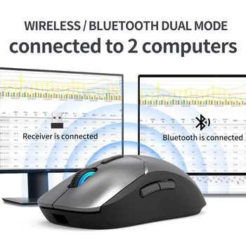 Uzlādējams 2.4 G Bluetooth Bezvadu Spēļu Pele Magic Kluso Peli, Lai Xiaomi Klēpjdatori, PC Gamer Datora Mac, ipad Android