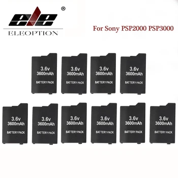 Vairumtirdzniecības 10PCS 3.6 V 3600mAh Replacment Akumulators Sony PSP2000 PSP3000 PSP PSP 2000 3000 Gamepad Kontrolieris Baterijas