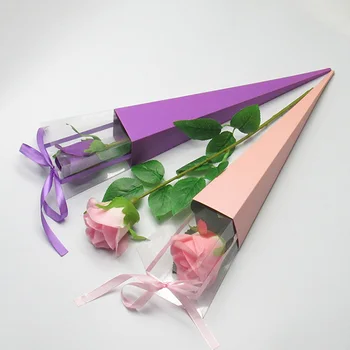 Valentīna Diena Dāvanu Kastē Vienu rose puķu kastes brīvdienu pasūtījuma dāvanu kastē ziedi paketi gadījumā, mājas kāzu dekori pack