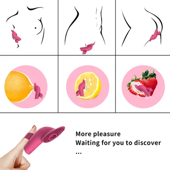 Valkājamas Pirkstu Vibrators Sievietēm G Spot Klitora Stimulators 10 Režīmi Vagīnas Pieskārienu Pirkstu Uzmava Vibrators Seksa Rotaļlietas Pāriem