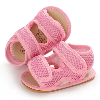 Vasaras Zīdaiņu Toddler Kurpes Meitenēm, Zēniem Ikdienas Pinuma Sandales Mīksta Grunts Elpojošs neslīdoša Mazulis Pirmo Bērnu Staiguļi Shoes12
