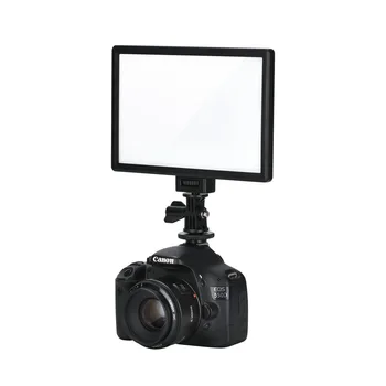 Viltrox L116T Slim LCD Displejs Bi-Color Aptumšojami DSLR LED Video Gaisma +2 Baterijas +Lādētājs Canon Nikon Kameras DV Videokamera