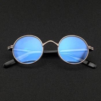 Vintage Vīriešu Titāna Briļļu Rāmis Apaļas Sievietes Japāna Luksusa Recepšu Tuvredzība Acetāta Optisko Brilles Rāmis Mazo Brilles