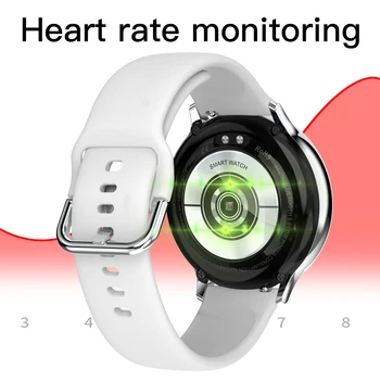 Vwar S20 Smart Skatīties Vīrieši Sievietes IP68 Ūdensnecaurlaidīga ar skārienekrānu Smartwatch EKG Sirds ritma asinsspiediens Android, IOS Tālruni