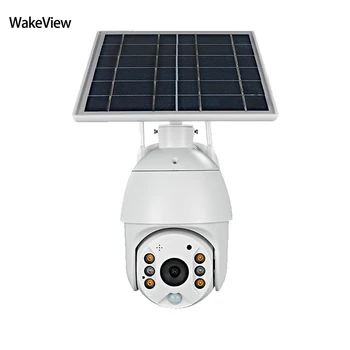 WakeView HD 1080P 4G Baterijas Saules Āra Kameras Drošības Uzraudzības Wifi Cam Mājas Drošības Kameru Ūdensizturīgs PIR mobilo aplikāciju