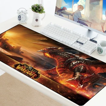 XL World of Warcraft Spēļu Pele Spilventiņu Lielu Pielāgot Klēpjdatoru Datorspēļu peles paliktnis Ātrums Gumijas Darbvirsmas Grāmatiņa Mat 70x30cm, lai LOL