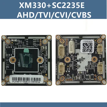 XM330+SC2235E AHD/TVI/CVI/XVI/CVBS Modulis Valdes 2MP 1080N 960H 1920*1080 1/3 Collu CMOS VIDEONOVĒROŠANAS Drošības Uzraudzības