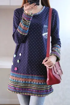 Xiaying Smaidu Sievietes Biank Maternitātes Kleita Sieviešu Modes Visu Maču O-veida Kakla Sexy loose Big Tie-dyed Svītrainām Dresss garām Piedurknēm