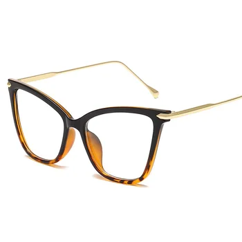 Yoovos Kaķu Acu Brilles Sievietēm Ir 2021. Zīmola Dizaina Okulary Zilās Gaismas Rāmji, Brilles Sievietēm Caurspīdīga Metāla Rāmja Brilles