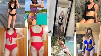 ZAFUL Polsterētas Sānu Mezgls Bikini Komplekts Sievietēm Siksnas Cietā Peldkostīmu Seksīgi Peldkostīmi, Vasarā Peldēšana Dāmas peldkostīms Beachwear