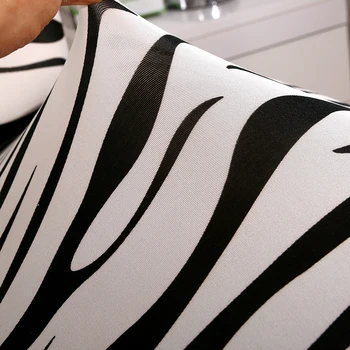 Zebra drukāt Krēslu Pārvalki elastīgs Stiept krēsla pārsegs Slipcover housse de kariete par banketu, Viesnīcas, ēdināšana mājas apdare