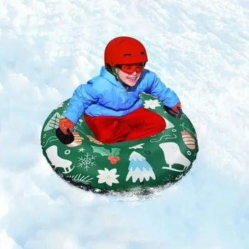 Ziemassvētku Stilā Sabiezēšanu Aukstā izturīgi Piepūšamās lieljaudas Sniega Ragavas Caurule